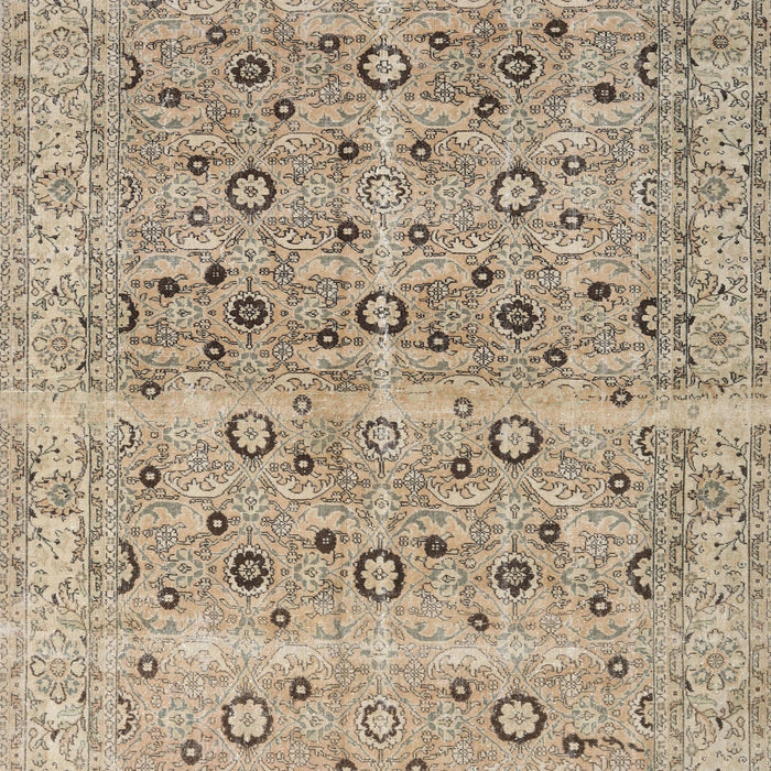 Machine Washable Traditional Dark Almond Brown Rug, wshtr3867