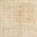 Square Traditional Khaki Gold Persian Rug, tr3868