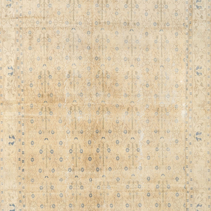 Traditional Khaki Gold Persian Rug, tr3868