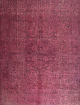 Machine Washable Traditional Bright Maroon Red Rug, wshtr3874