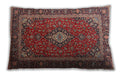 Traditional Classic Rectangular Saffron Red Lumbar Throw Pillow, 13 inch by 19 inch, lbtr3876