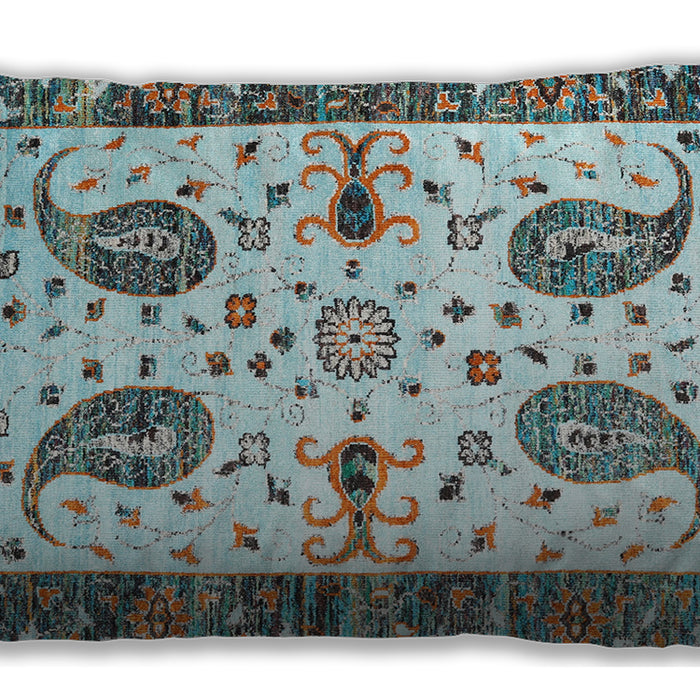 Traditional Classic Rectangular Sandstone Brown Lumbar Throw Pillow, 13 inch by 19 inch, lbtr3877