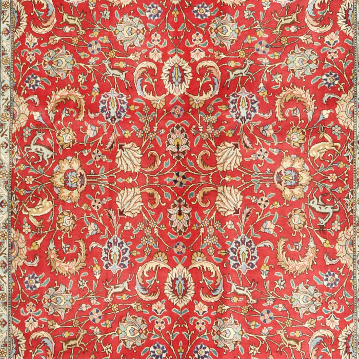 Traditional Neon Red Persian Rug, tr3878