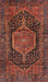 Traditional Saffron Red Persian Rug, tr3879