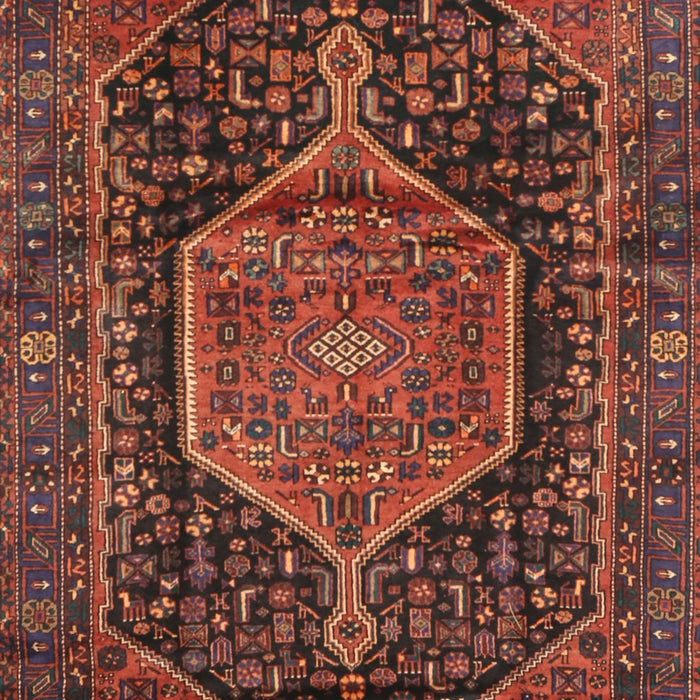Traditional Saffron Red Persian Rug, tr3879