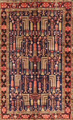 Machine Washable Traditional Vermilion Red Rug, wshtr3880