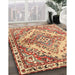 Machine Washable Traditional Chestnut Red Rug in a Family Room, wshtr3884