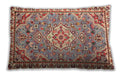 Traditional Classic Rectangular Orange Lumbar Throw Pillow, 13 inch by 19 inch, lbtr3889