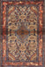 Traditional Orange Brown Persian Rug, tr3890
