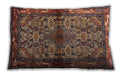 Traditional Classic Rectangular Orange Brown Lumbar Throw Pillow, 13 inch by 19 inch, lbtr3890