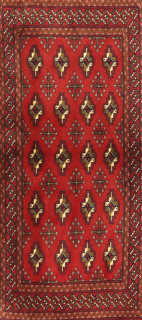 Machine Washable Traditional Brown Red Rug, wshtr3892