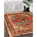 Machine Washable Traditional Tomato Red Rug in a Family Room, wshtr3894