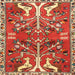 Square Traditional Red Persian Rug, tr3895