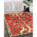 Traditional Red Persian Rug in Family Room, tr3895