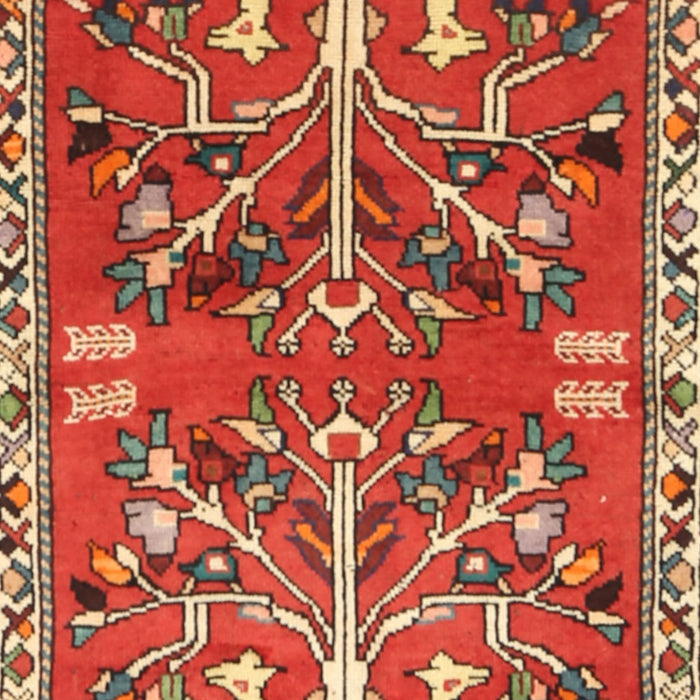 Machine Washable Traditional Red Rug, wshtr3895