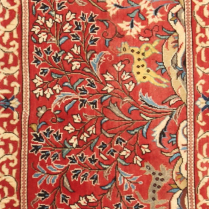 Traditional Neon Red Persian Rug, tr3896