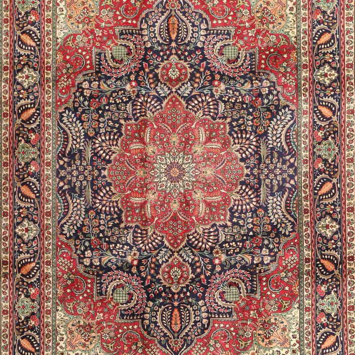 Machine Washable Traditional Saffron Red Rug, wshtr3899