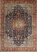 Machine Washable Traditional Camel Brown Rug, wshtr389