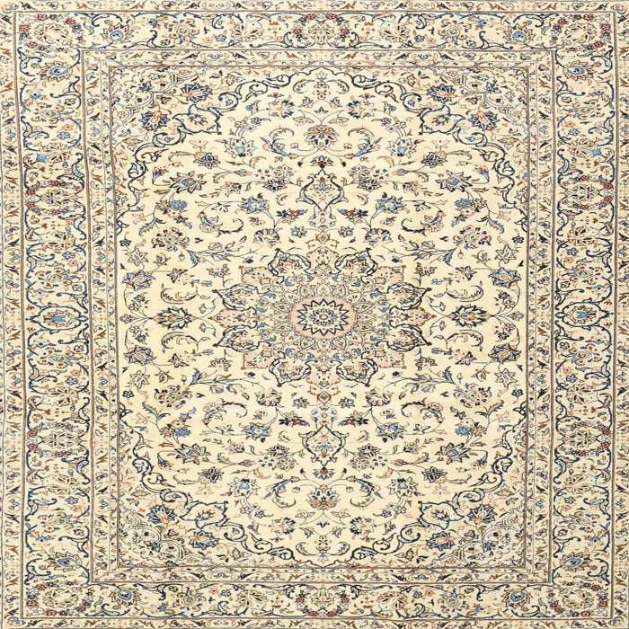 Round Machine Washable Traditional Gold Rug, wshtr3903