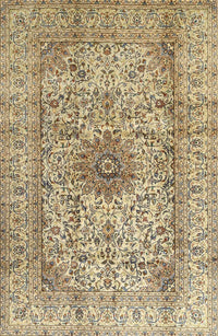 Machine Washable Traditional Brown Rug, wshtr3904