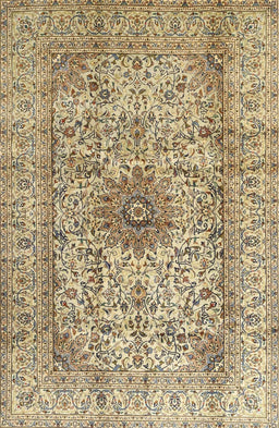 Machine Washable Traditional Brown Rug, wshtr3904