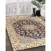 Machine Washable Traditional Chestnut Brown Rug in a Family Room, wshtr3907