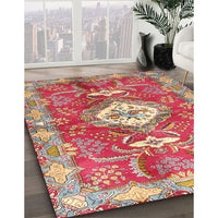 Traditional Crimson Red Persian Rug, tr3908