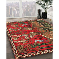 Traditional Red Animal Rug, tr390