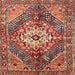 Square Traditional Sand Brown Persian Rug, tr3912