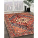 Traditional Sand Brown Persian Rug in Family Room, tr3912