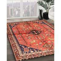 Traditional Sunrise Orange Persian Rug, tr3914