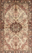 Traditional Dark Sienna Brown Medallion Rug, tr3915