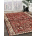 Machine Washable Traditional Tomato Red Rug in a Family Room, wshtr3917