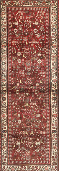 Machine Washable Traditional Tomato Red Rug, wshtr3917