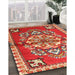 Traditional Red Persian Rug in Family Room, tr3918