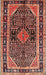 Traditional Copper Red Pink Persian Rug, tr391