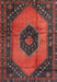 Traditional Chestnut Brown Medallion Rug, tr3925