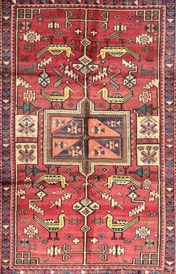 Machine Washable Traditional Sunrise Orange Rug, wshtr3927