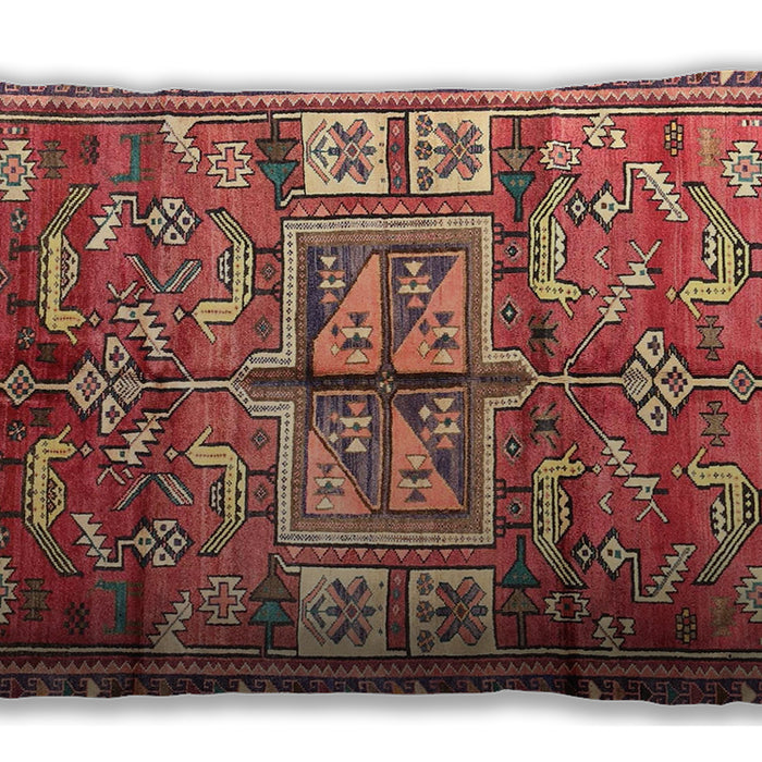 Traditional Classic Rectangular Sunrise Orange Lumbar Throw Pillow, 13 inch by 19 inch, lbtr3927