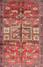 Traditional Sunrise Orange Animal Rug, tr3927