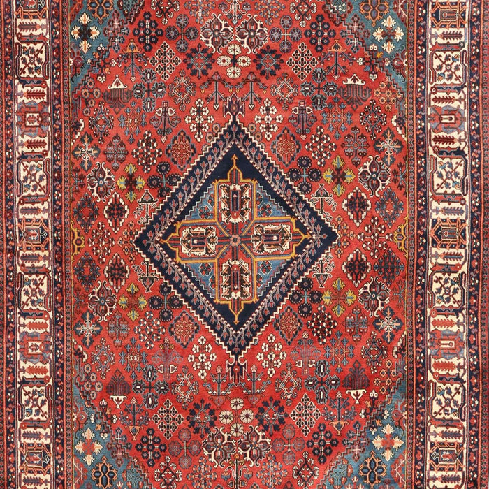 Traditional Orange Salmon Pink Persian Rug, tr3928