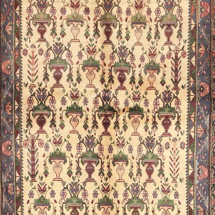 Machine Washable Traditional Sienna Brown Rug, wshtr3929