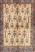 Traditional Sienna Brown Animal Rug, tr3929