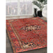 Machine Washable Traditional Orange Rug in a Family Room, wshtr3930