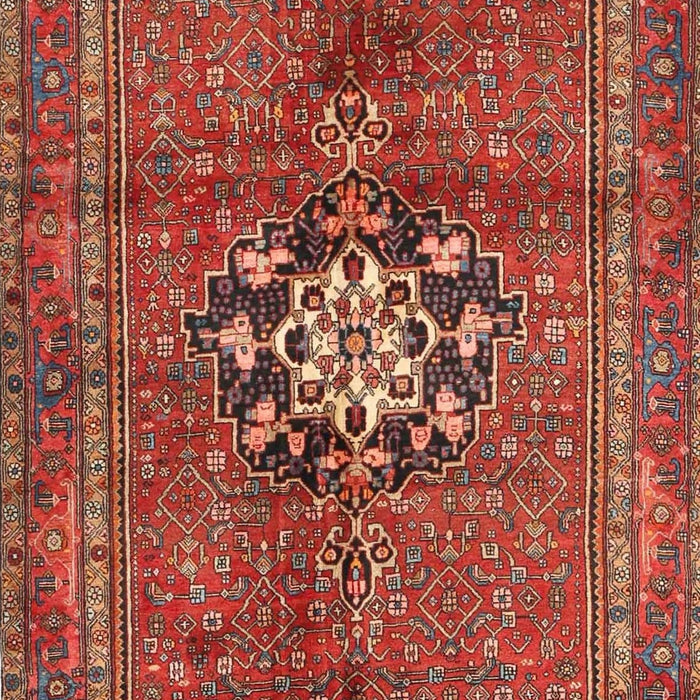 Traditional Orange Medallion Rug, tr3930