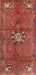 Machine Washable Traditional Orange Rug, wshtr3930