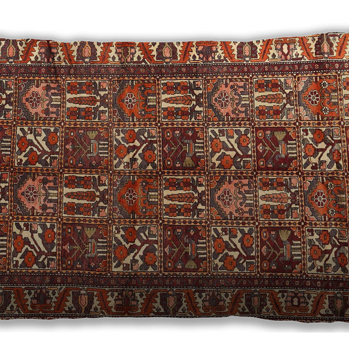 Traditional Classic Rectangular Tomato Red Lumbar Throw Pillow, 13 inch by 19 inch, lbtr3931