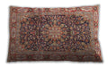 Traditional Classic Rectangular Brown Red Lumbar Throw Pillow, 13 inch by 19 inch, lbtr3932