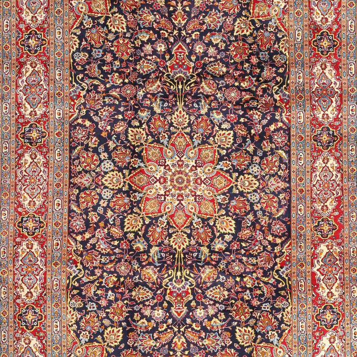Traditional Brown Red Medallion Rug, tr3932