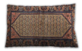 Traditional Classic Rectangular Dark Brown Lumbar Throw Pillow, 13 inch by 19 inch, lbtr3933